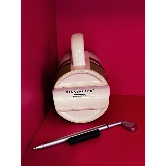 Kikkerland Putter Golfing Ceramic Coffee Cup & Club Pen 🖊️ - Picture 7 of 7